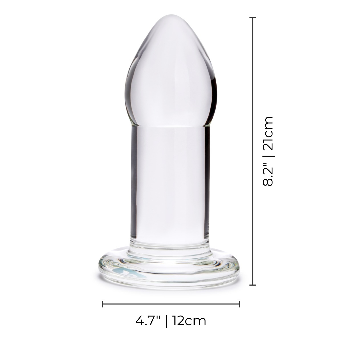 advanced 8" glass dilator plug