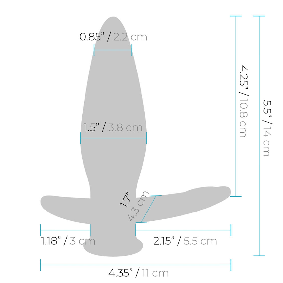 pointer deep drilling remote-controlled butt plug