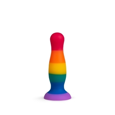 rainbow pride butt plug medium