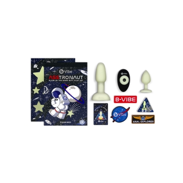 asstronaut glow-in-the-dark butt play set