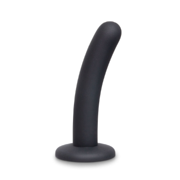 5" curved silicone dildo