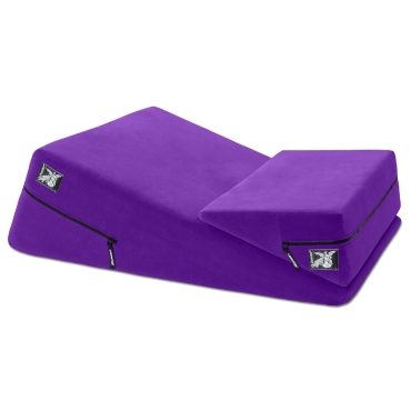 liberator wedge ramp combo sex positioning pillows - purple