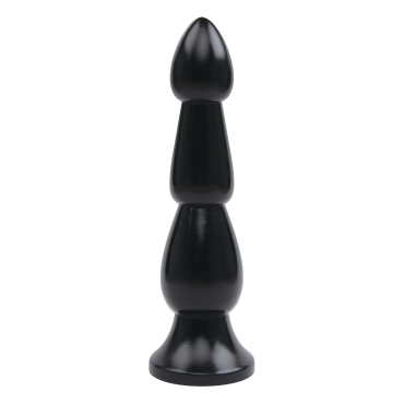 9” ribbed butt plug