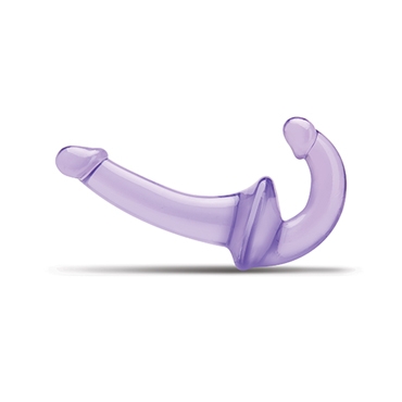 strapless strap-on with internal g-spot dildo