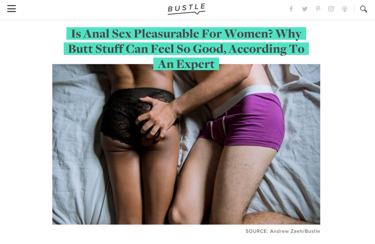 Is Anal Sex Pleasurable For Women How To Have Anal Sex AVERT